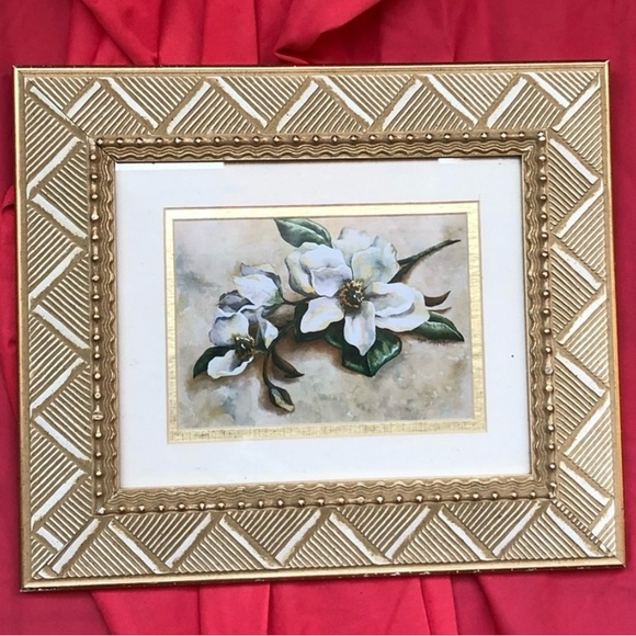 Crystal Art Gallery Framed wall picture magnolia print - Picture 10 of 10